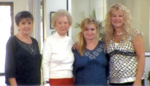 One of Pickens’ newest businesses, Hair Works, will hold its formal grand opening on Friday and Saturday, May 9 and 10. The business is owned and operated by longtime Pickens-area stylist Patty Raines Stephens. Stephens has been a cosmologist in Pickens for 24 years. Joining Stephens are Sharon Campbell and Tina Brown Gantt. The new salon, located at 494 Hampton Ave. in Pickens, offers a full service, including coloring, cuts for the entire family, perms and eyebrow waxing. Hair Works takes appointments or walk-ins and is open Monday-Saturday. Pictured are Campbell, Stephens and Gantt, along with Lou Deck, who was Stephens’ first customer. Stephens has done her hair for 24 years. Stephens did Deck’s hair in cosmetology school and has been doing it ever since. For more information, call (864) 878-6377.