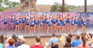 Members of the Centre for Performing Arts Power PAC Dance Company perform a Disney World.