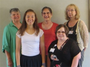 Pictured are Barbara Woolsey, Sara Dooley, Lucy Heyward, Amanda Cooper, and Kathryn Gravely