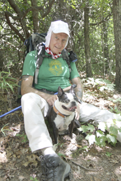 Yates’ dog, 5-year-old Cassie, accompanies him on day hikes 6 miles or less and loves to be his co-pilot when he goes kayaking. 