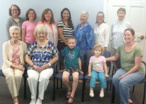 Members of the Liberty Culinary Club, seated, are Jean Thomas, Romona Ross, Nora Williams, Vaughn Williams and Kristy Williams. Back, from left, are Rena Lovell, Mary Elizabeth Lovell, Tracy Morgan, Jackie Smith, Lynn Baker, Tami Metts, Mel Avery and Lisa Carpenter.