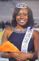 John Bolton/BoltonPhoto.com Nykea Greenlee was named Daniel High School’s 2015 homecoming queen at halftime of Friday’s game.