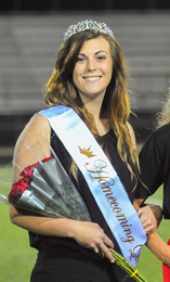 John Bolton/BoltonPhoto.com Emily Gibson was named Liberty High School’s 2015 homecoming queen at halftime of Friday’s game.