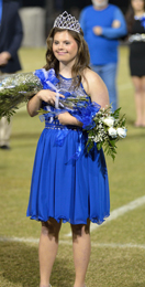 Tommy McGaha/seeyourphotohere.com Lindsey Ann Masters was named Pickens High School’s 2015 homecoming queen at halftime of Friday’s game.