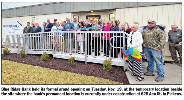 Blue Ridge Bank opens new Pickens branch